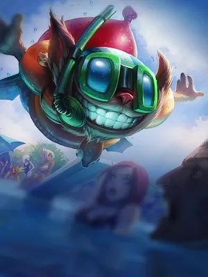 Ziggs fiesta en la piscina