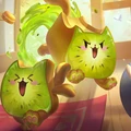 Pisica de aluat cu kiwi