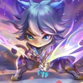 Ezreal de porțelan chibi (Prestigiu)