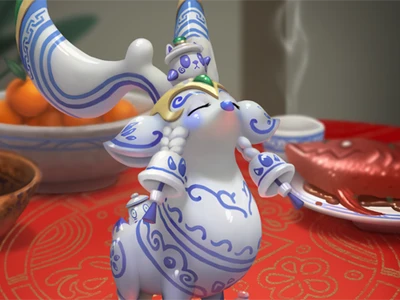 Porcelanowy Dzyńdzel