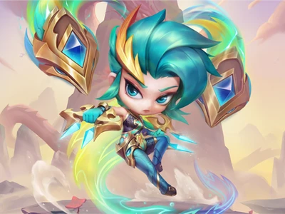 Kai'Sa dragomant chibi