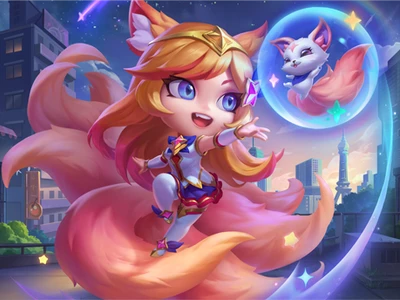 Chibi Yıldız Muhafızı Ahri