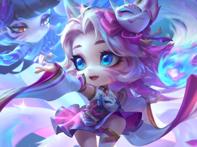 Prestige Chibi Spirit Blossom Ahri