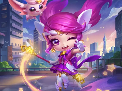 Lux guardiana de las estrellas chibi