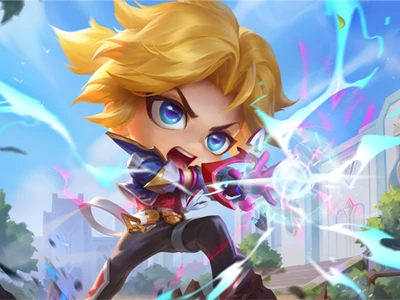 Ezreal de la Academia de Luptă chibi