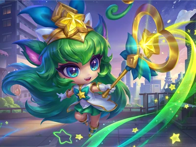 Lulu guardiana de las estrellas chibi